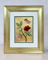 Gold And Red Chinoiserie - Mini (A) Original Painting - Diane Hill