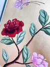 Gold And Red Chinoiserie - Mini (B) Original Painting - Diane Hill