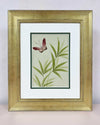 Green Bamboo On Silk (B) Original Painting - Diane Hill
