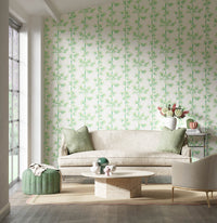 Isabella Wallpaper - Porcelain/Bamboo - Diane Hill