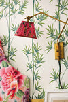 Isabella Wallpaper - Porcelain/Bamboo - Diane Hill