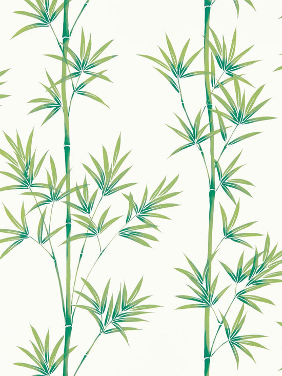 Isabella Wallpaper - Porcelain/Bamboo - Diane Hill