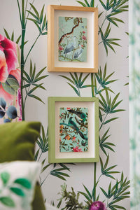 Isabella Wallpaper - Porcelain/Bamboo - Diane Hill