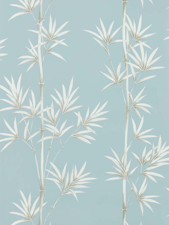 Isabella wallpaper - Sky/Porcelain - Diane Hill