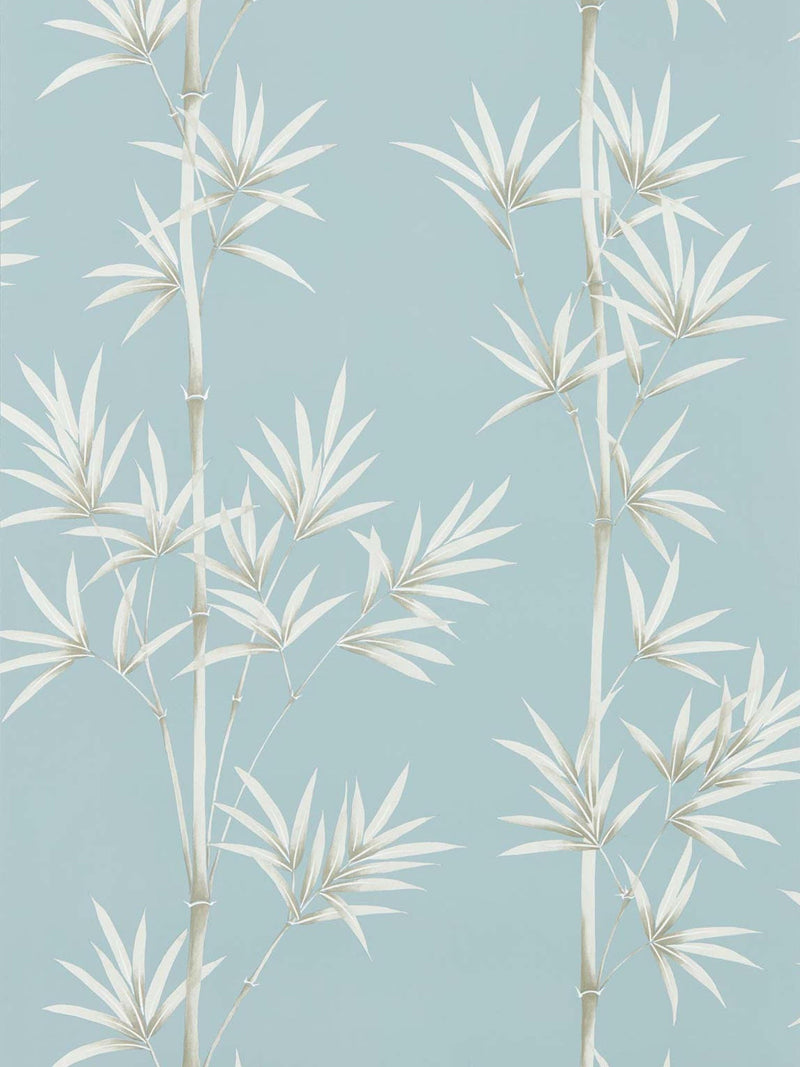 Isabella wallpaper - Sky/Porcelain - Diane Hill