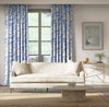 Lady Alford Cotton Linen Fabric - Porcelain/China Blue - Diane Hill