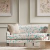 Marie Cotton Satin Fabric - Rose/Lagoon - Diane Hill