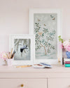 Mariya Art Print - Pebble Blue - Diane Hill