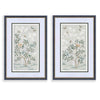 Mariya & Lilly Art Prints Set Of Two - Blue - Diane Hill