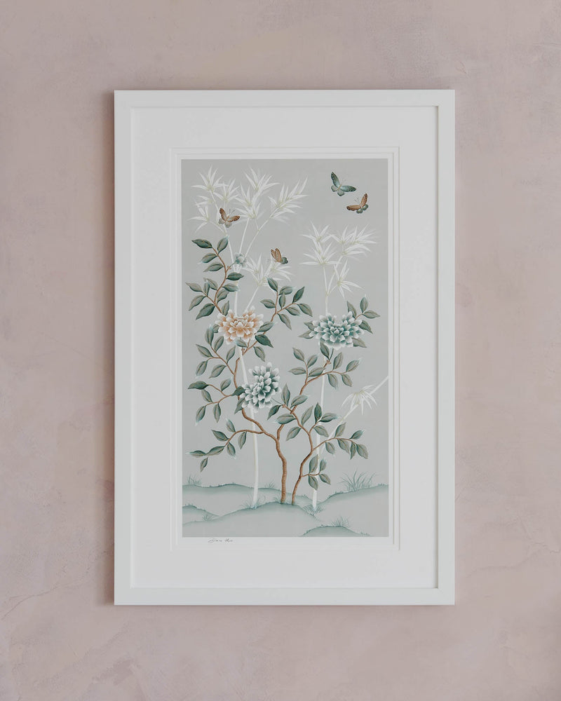 Mariya & Lilly Art Prints Set Of Two - Blue - Diane Hill