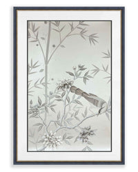 Pearlescent Chinoiserie Panel Original Painting - Diane Hill