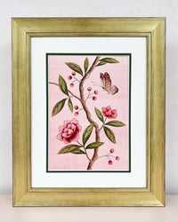 Pink And Green Chinoiserie Original Painting - Diane Hill