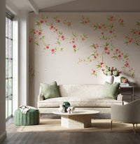 Rosa - Blush Pearl/Peony/Meadow Wallpaper - Diane Hill