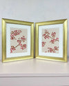 Set Of Two Cherry Blossom Silk - Original Painting - Diane Hill