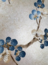 Set Of Two Cherry Blossom Silver Leaf - Original Painting - Diane Hill