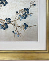 Set Of Two Cherry Blossom Silver Leaf - Original Painting - Diane Hill