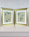Set Of Two Cherry Tree Silk - Original Painting - Diane Hill