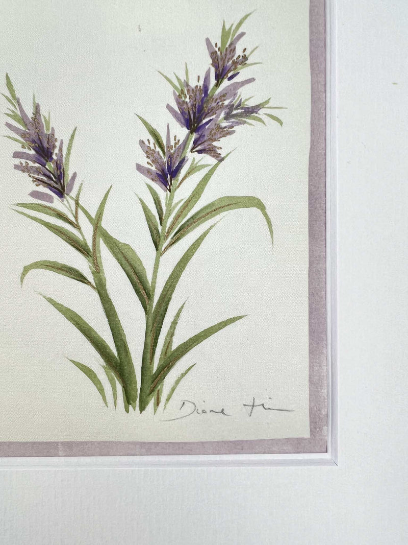 Set Of Two Pampas Original Painting - Diane Hill