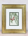 Set Of Two Wisteria And Butterfly Green Original Painting - Diane Hill