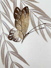 Set Of Two Wisteria And Butterfly Original Painting - Diane Hill