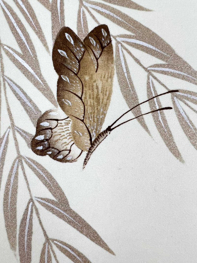 Set Of Two Wisteria And Butterfly Original Painting - Diane Hill