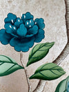 Silver Leaf Mottled Chinoiserie Original Painting - Diane Hill