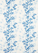 Lady Alford Fabric, Porcelain/China Blue, Floral fabric, bedroom curtains, Interior decor