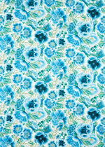 Marsha Fabric - Cotton Velvet or Cotton Satin, Floral fabric, For curtains, drapery, cushions, blinds and upholstery