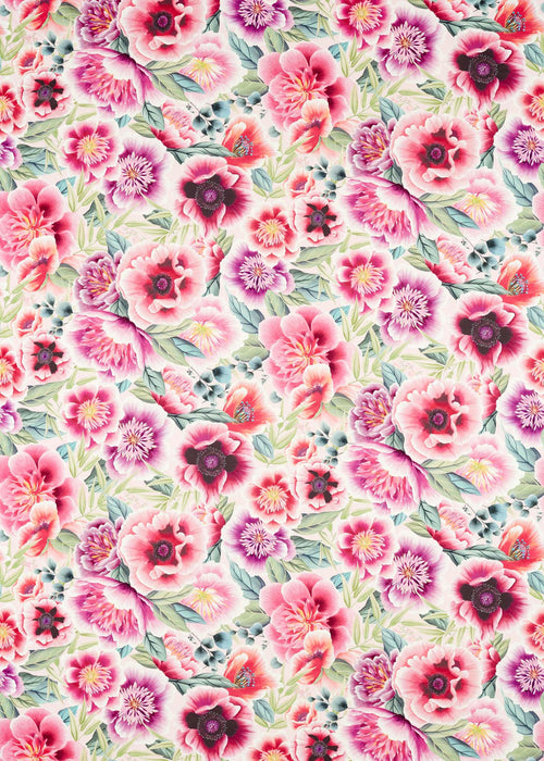 Marsha Fabric - Multidirectional fabric with floral design.  Botanical pattern.  Interior design 