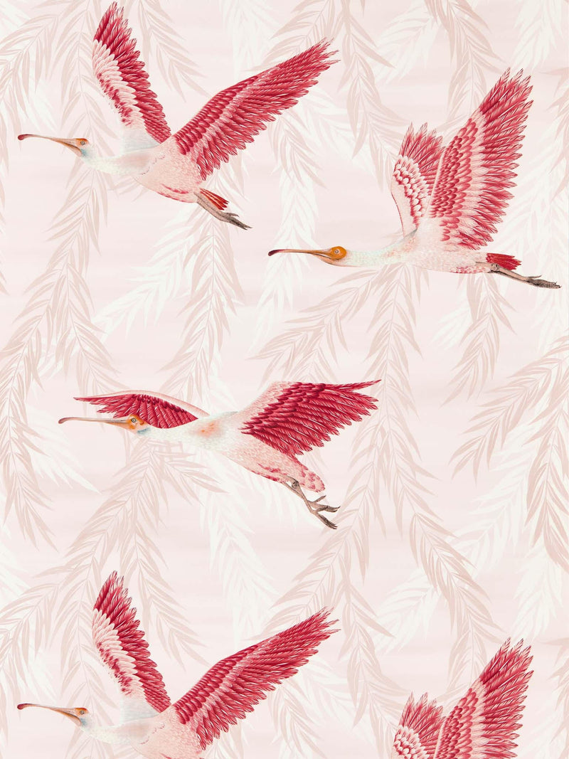 Valentina wallpaper - Blush/Blossom - Diane Hill