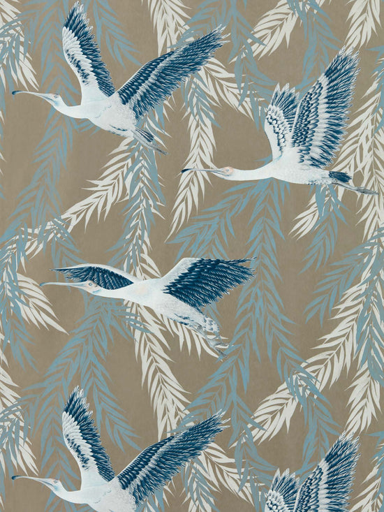 Valentina wallpaper - Exhale/Ink - Diane Hill